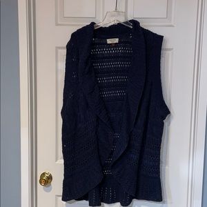 Sonoma open weave sweater tunic